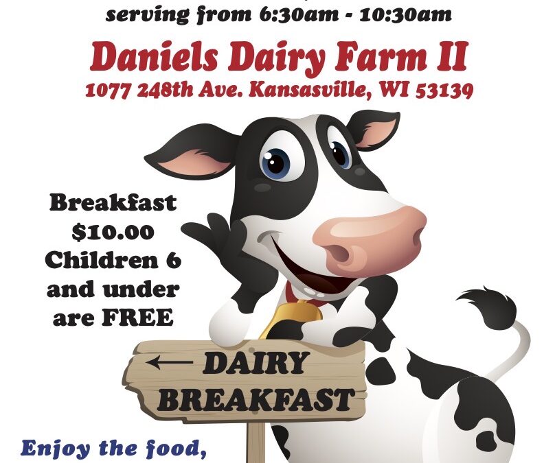 Dairy Breakfast is June 17, 2023
