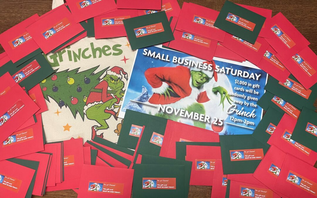 DOWNTOWN RACINE TO HOST SMALL BUSINESS SATURDAY NOV. 25 WITH THE GRINCH