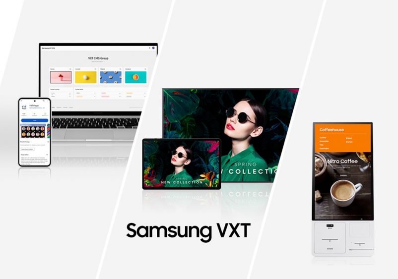 Samsung Announces All-in-One VXT Platform for Effortless Digital Display Creation and Management