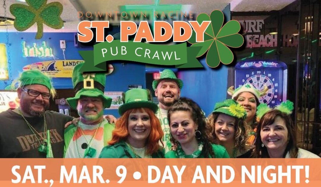 St. Paddy Pub Crawl
Mar. 9 from 3pm – Midnight