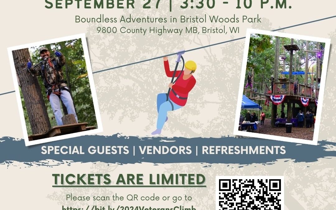 Veterans Climb event returns to Boundless Adventures on Sept. 27