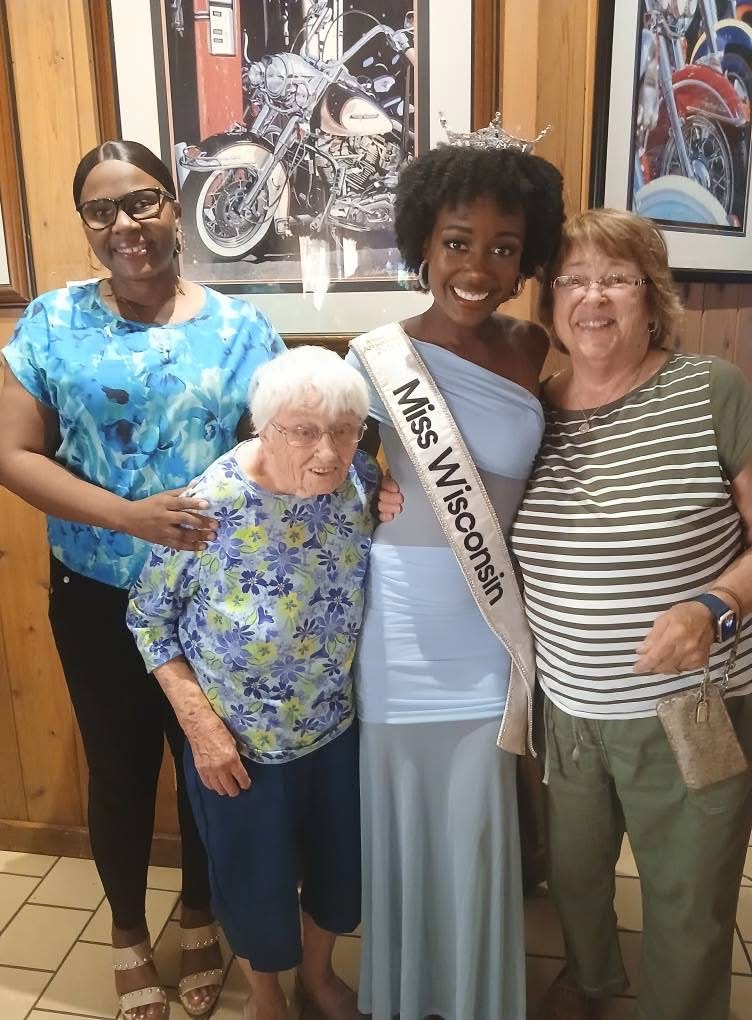 Local organization awards scholarships and meets Miss Wisconsin