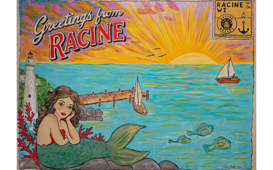 Bid on a Piece of Downtown Racine: Stunning Giant Postcards from the 25th Annual Public Art Project